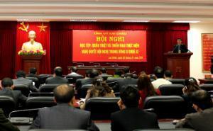 ທ້ອງຖິ່ນຕ່າງໆຜັນຂະຫຍາຍການປະຕິບັດມະຕິກອງປະຊຸມສູນກາງພັກຄັ້ງທີ 8 (ຊຸດທີ 11)